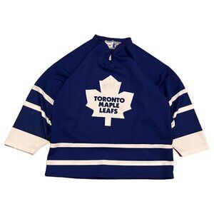 Vintage 90s Toronto Maple Leafs NHL CCM Hockey Jersey Size Medium Blue